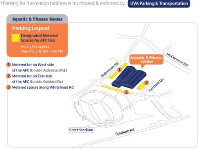 map of AFC parking