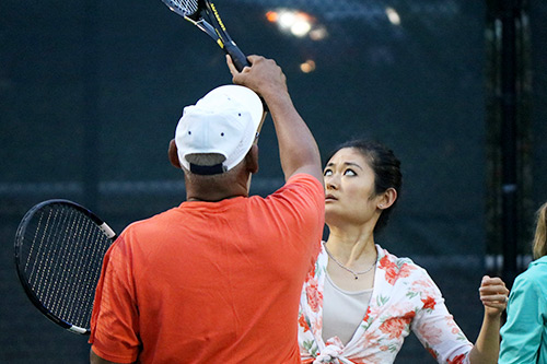 tennis instruction