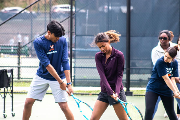 uva youth and adult pickleball and tennis
